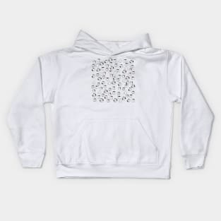 Dice Fall Light Blue Kids Hoodie